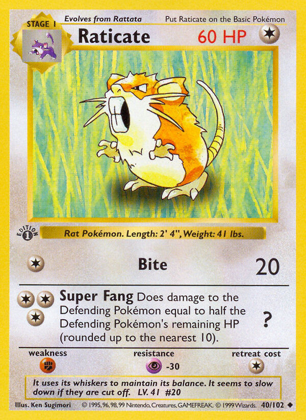 Raticate - 40/102 - EN