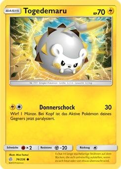 Togedemaru 074/236 - Pokémon TCG