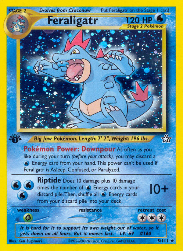 Feraligatr - 5/111 - 1st Edition - EN Feraligatr - 5/111 - 1st Edition - EN