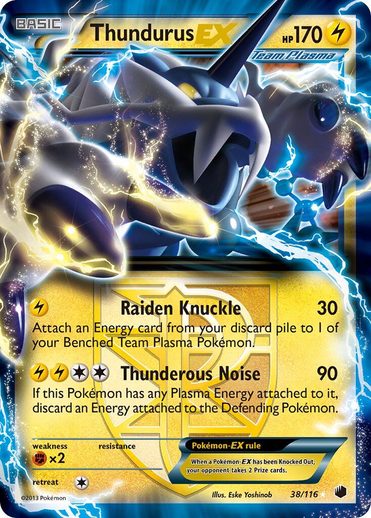 Thundurus-EX - 38/116 - EN