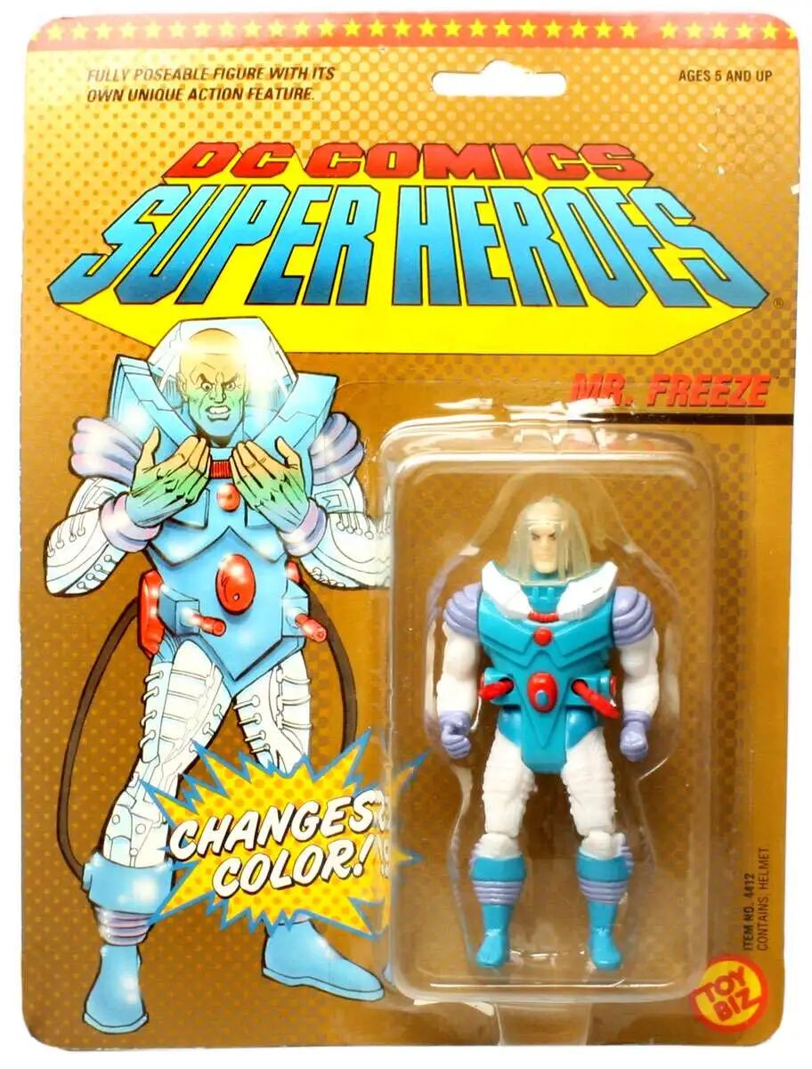 DC Comics Super Heroes Collection Mr. Freeze Clear Helmet Figure DC Comics Super Heroes Collection Mr. Freeze Clear Helmet Figure