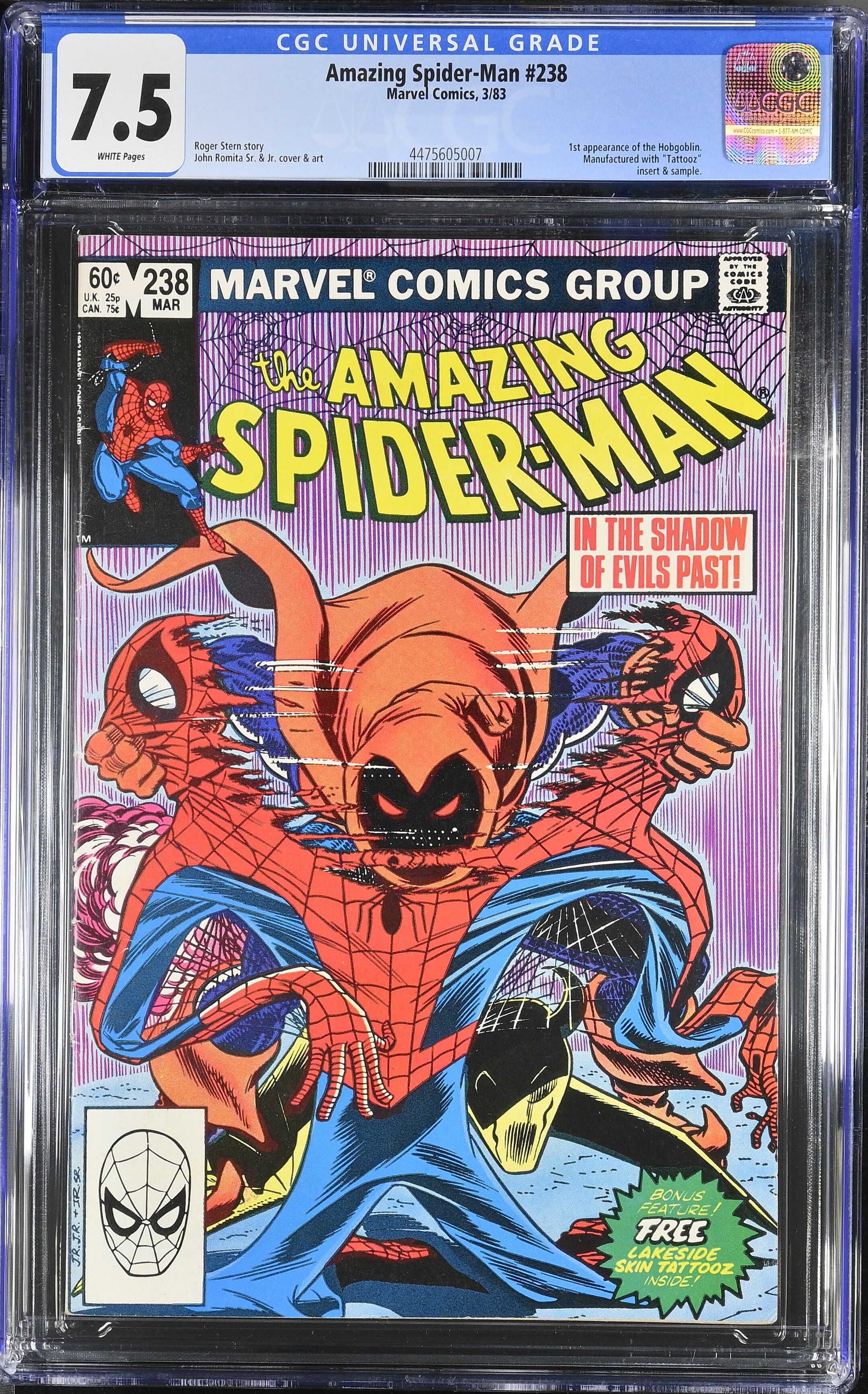 Amazing Spider-Man #238 CGC 7.5 Amazing Spider-Man #238 CGC 7.5