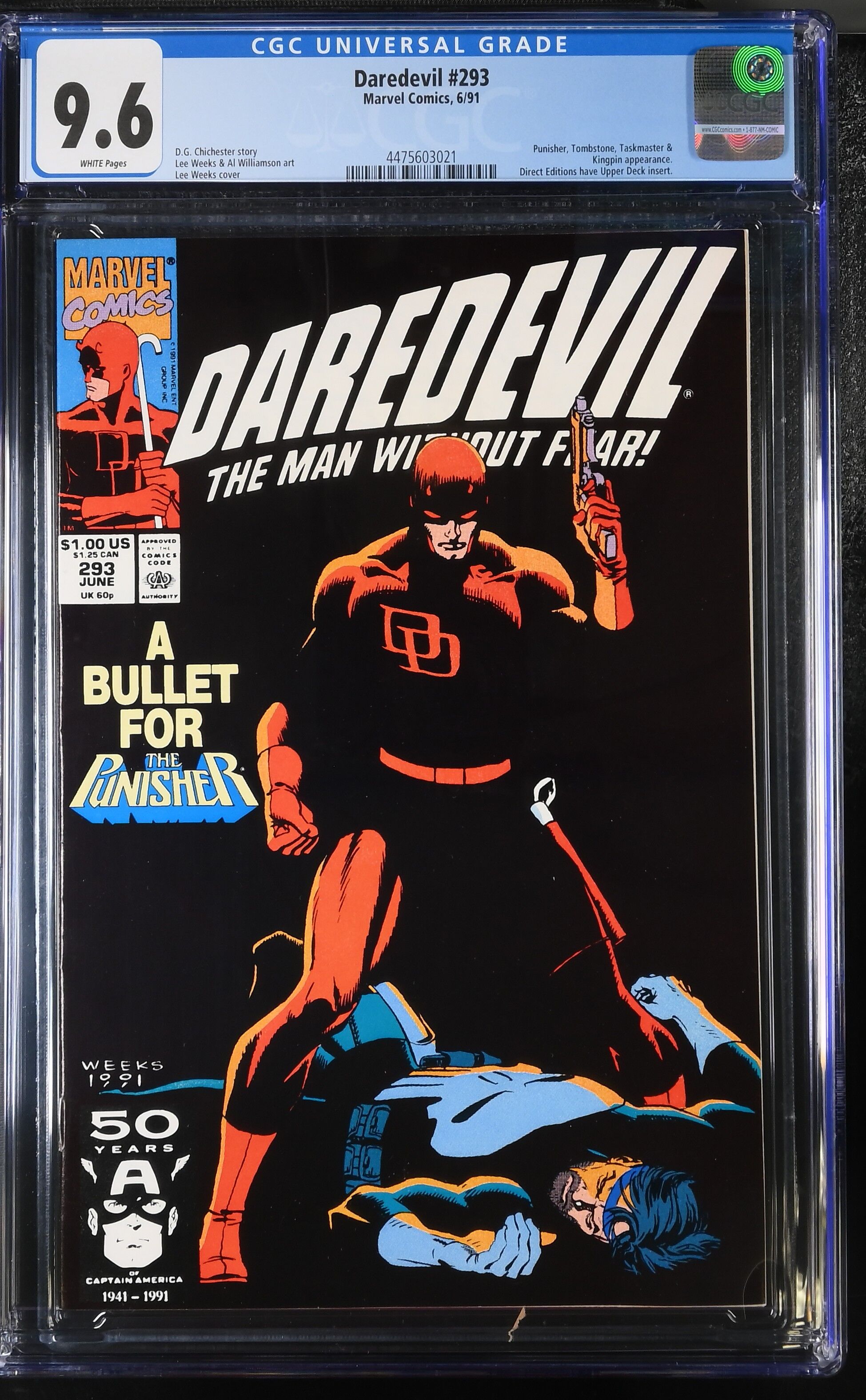 Daredevil #293 CGC 9.6 Daredevil #293 CGC 9.6