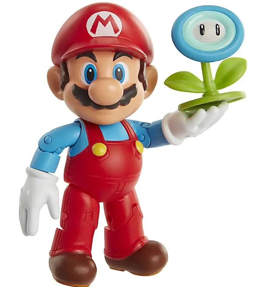 World of Nintendo Ice Mario with Ice Ball Action Figure