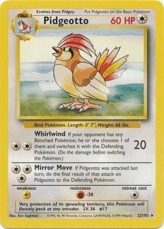 Pidgeotto - 22/102 - Unlimited - EN Pidgeotto - 22/102 - Unlimited - EN