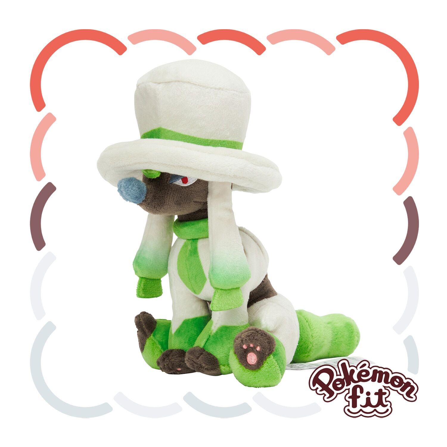 Furfrou Gentle Trim Sitting Cuties Plush - 16 cm