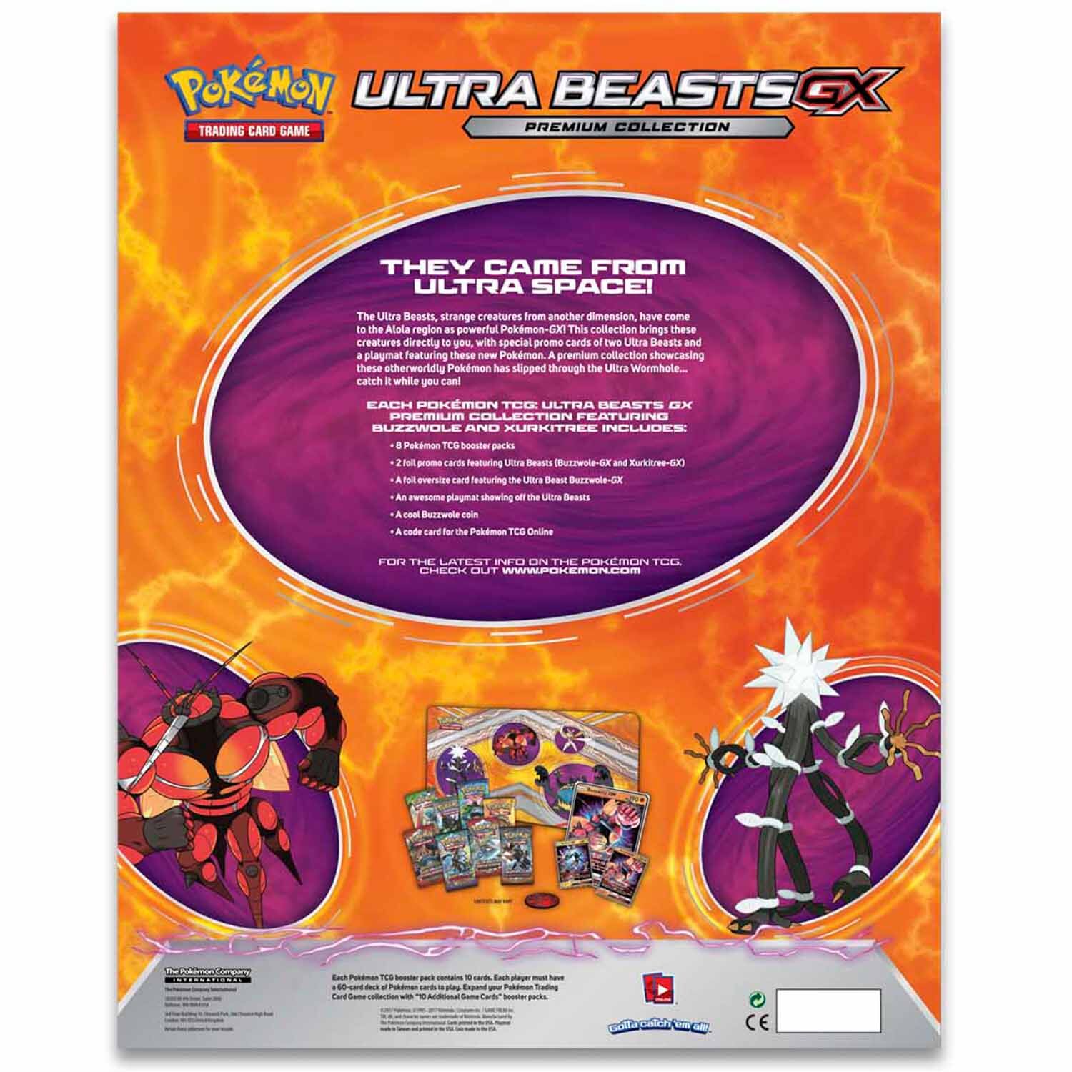 Pokémon Ultra Beasts GX Premium Collection Box (Buzzwole & Xurkitree) - EN