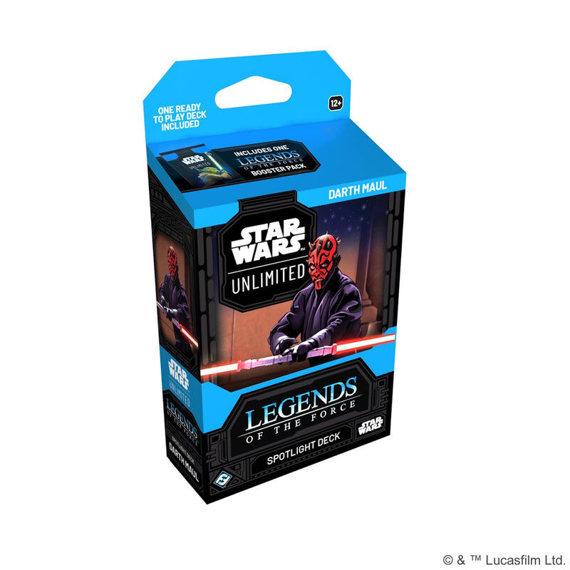 Star Wars: Unlimited - Legends of the Force - Darth Maul Spotlight Deck - FFG - EN Star Wars: Unlimited - Legends of the Force - Darth Maul Spotlight Deck - FFG - EN