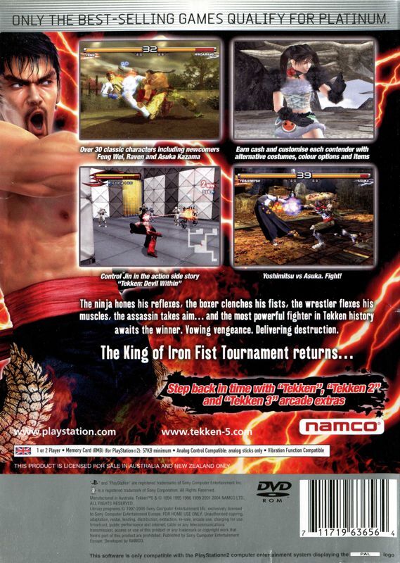Tekken 5 - PS2 - DE