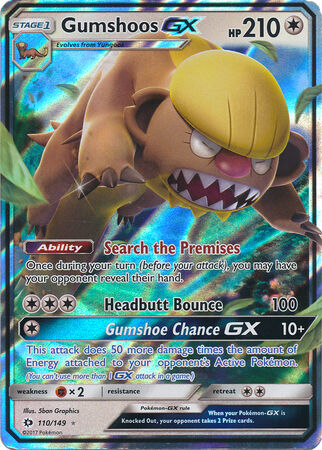 Gumshoos GX 110/149 - Pokémon TCG