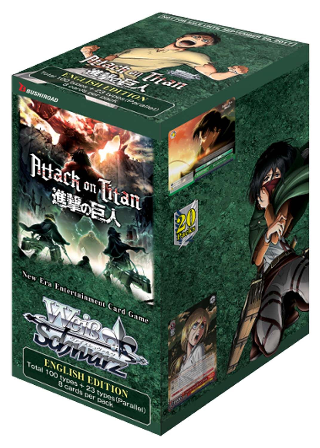 attack-on-titan-vol-2-booster-box-reprint-weiss-schwarz-tcg-en Attack on Titan: Vol.2 Booster Box - Reprint - Weiss Schwarz TCG - EN