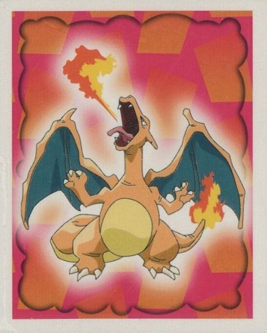 Charizard - 6 - Merlin Sticker Series 1 Charizard - 6 - Merlin Sticker Series 1