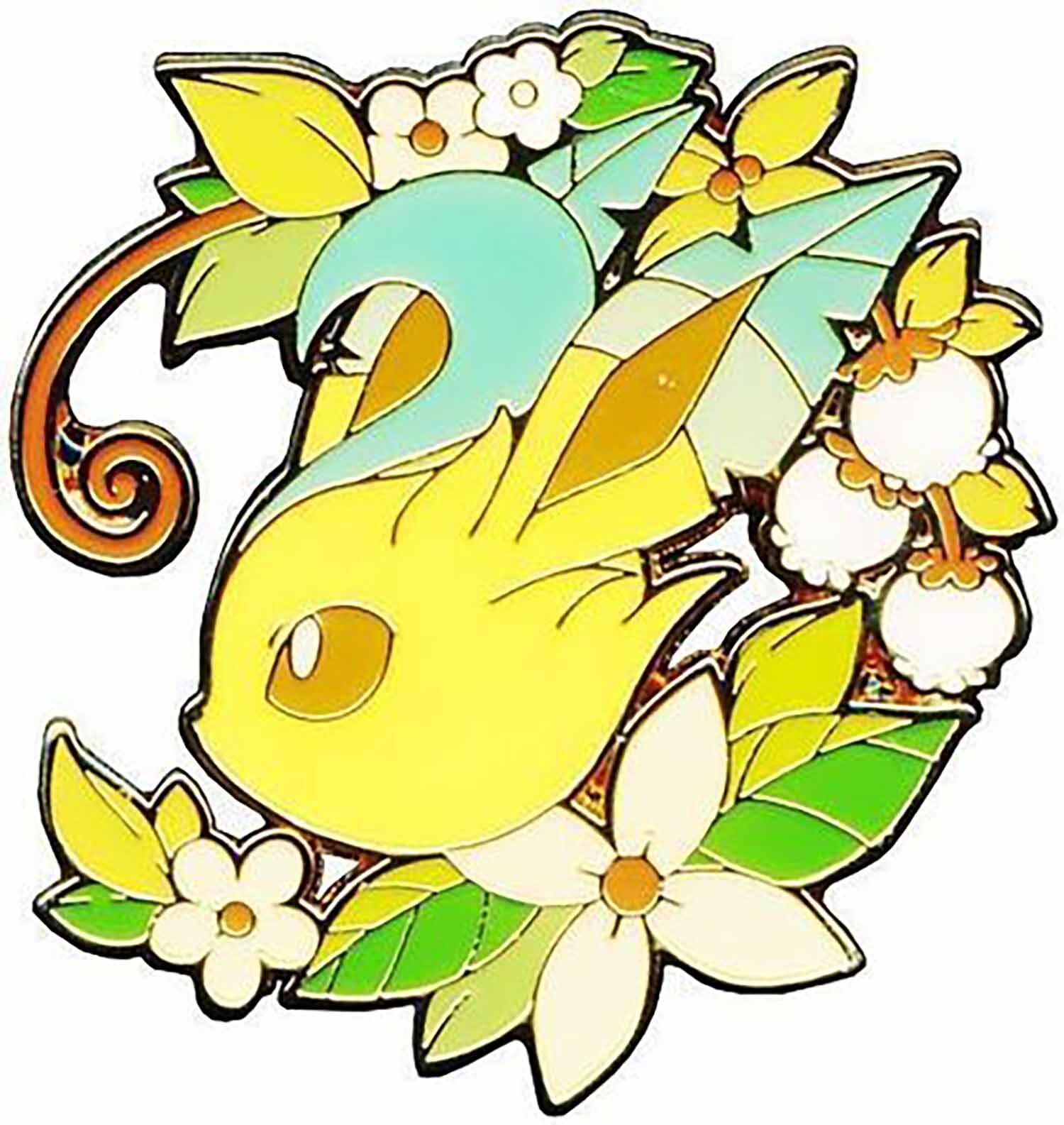 Pokemon Center 2017 - Leafeon Colorful Pin Limited Badge - 1 Stück Pokemon Center 2017 - Leafeon Colorful Pin Limited Badge - 1 Stück