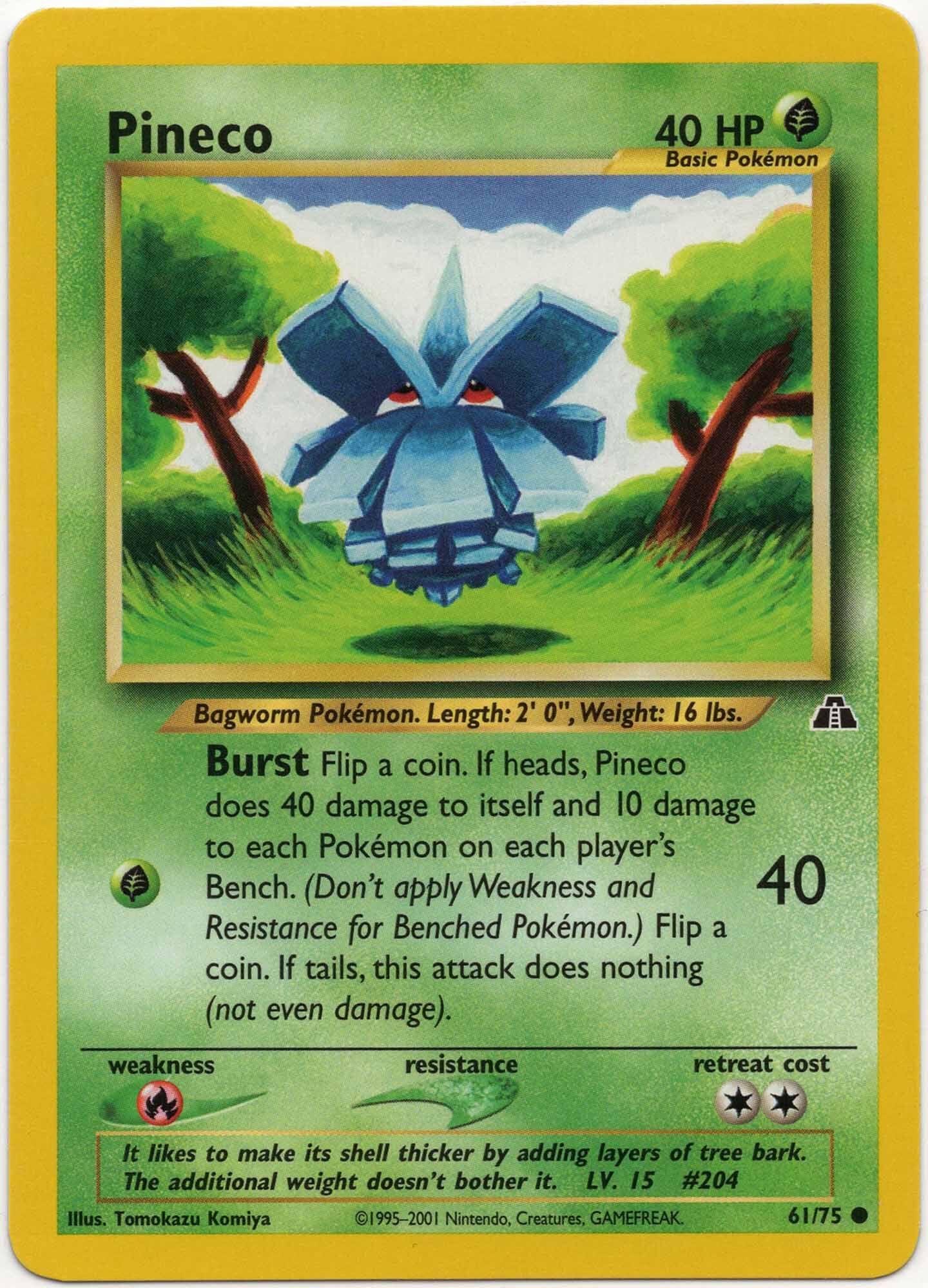 pineco-61-75-pok-mon-tcg Pineco - 61/75 - Pokémon TCG