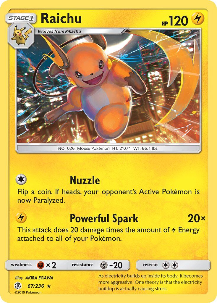 Raichu - 67/236 - EN Raichu - 67/236 - EN