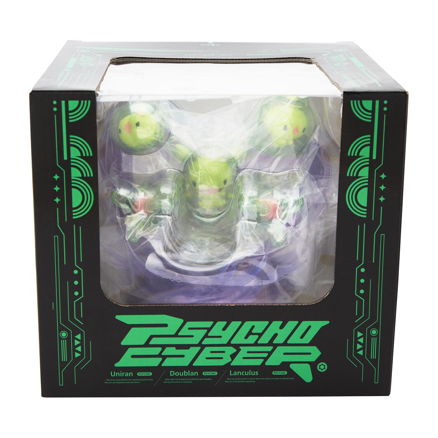 Light-Up Figure Solosis & Duosion & Reuniclus Pokémon PSYCHO CYBER