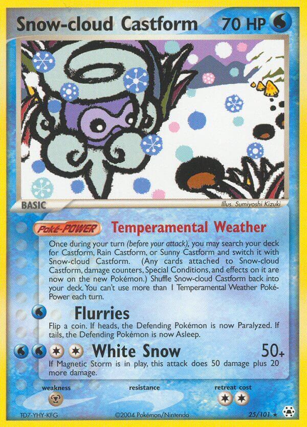 Snow-cloud Castform - 25/101 - EN