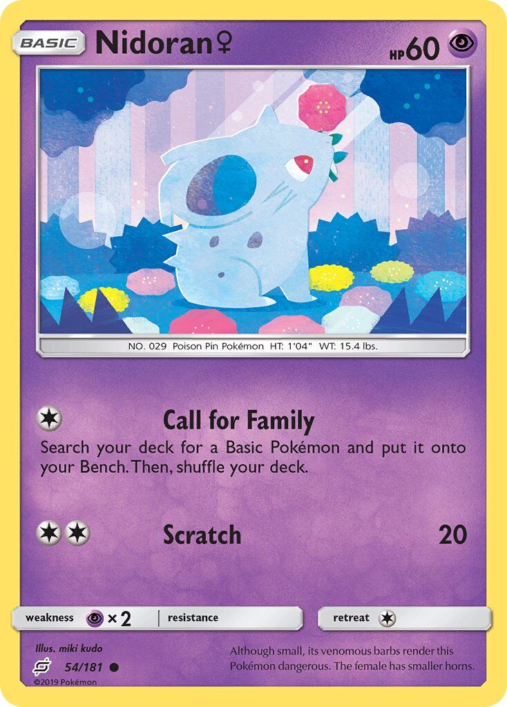 Nidoran Female - 54/181 - EN