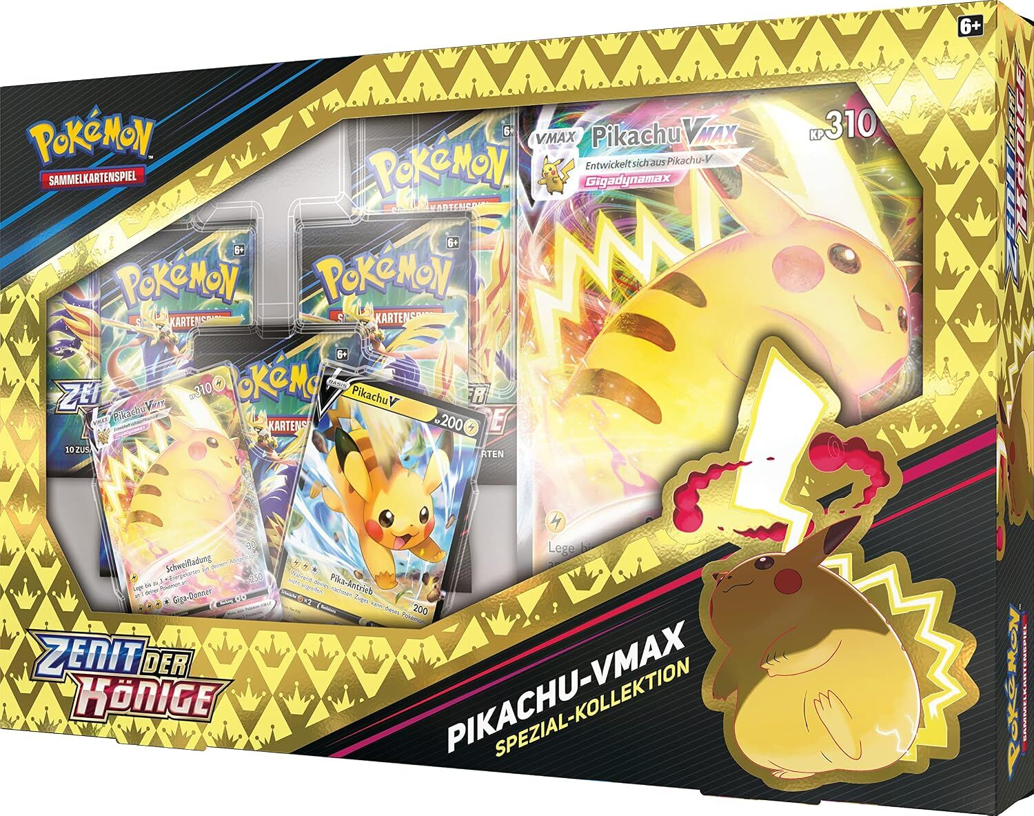 Pokémon Schwert & Schild Zenit der Könige: Pikachu VMAX Spezial-Kollektion Box - DE