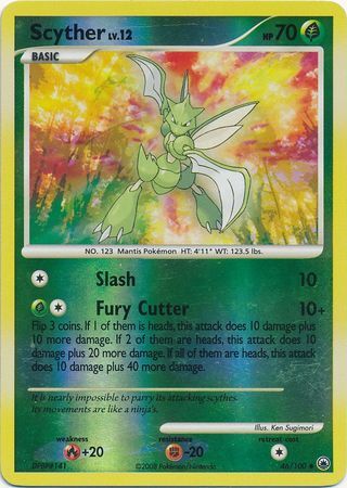 Scyther - 46/100 - Reverse Holo - EN