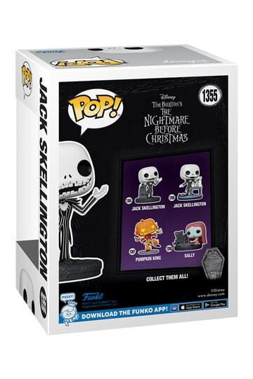 Nightmare before Christmas 30th POP! Disney Vinyl Figur Jack w/Gravestone 9 cm