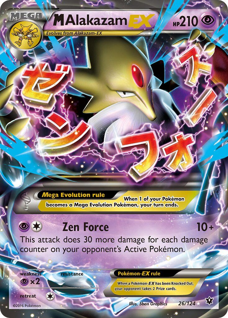 M Alakazam-EX - 26/124 - EN M Alakazam-EX - 26/124 - EN