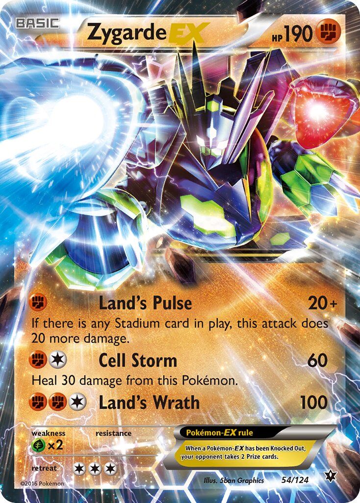 Zygarde-EX - 54/124 - EN