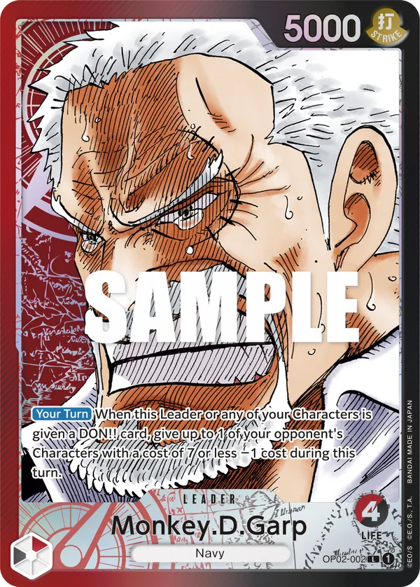 Monkey.D.Garp - OP02-002 - Alternate Art Monkey.D.Garp - OP02-002 - Alternate Art