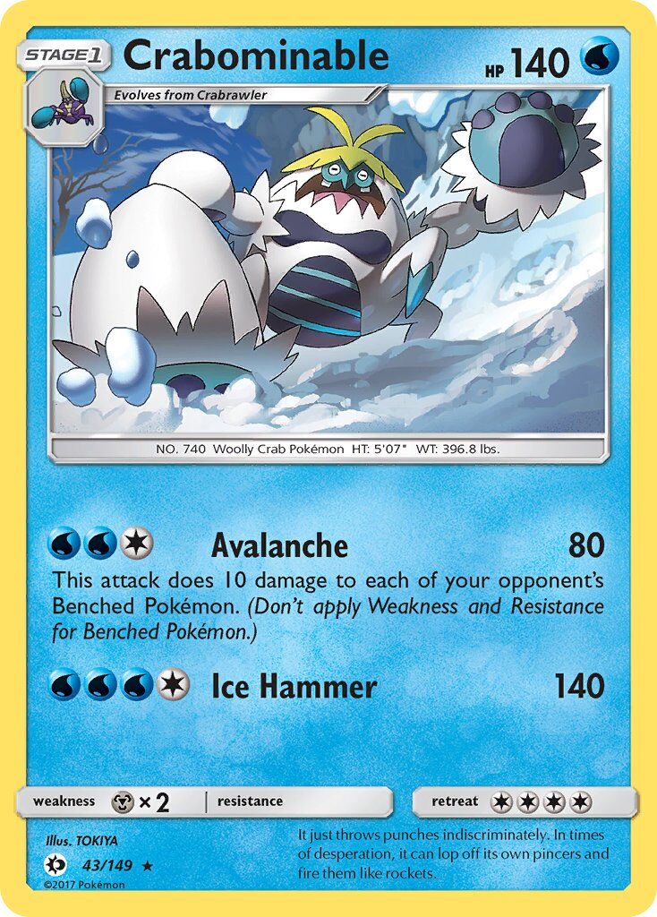 Crabominable - 43/149 - EN Crabominable - 43/149 - EN