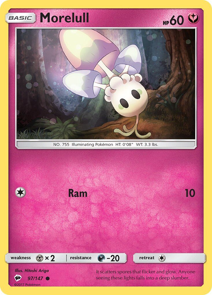 Morelull - 97/147 - Pokémon TCG - Lightly Played - EN