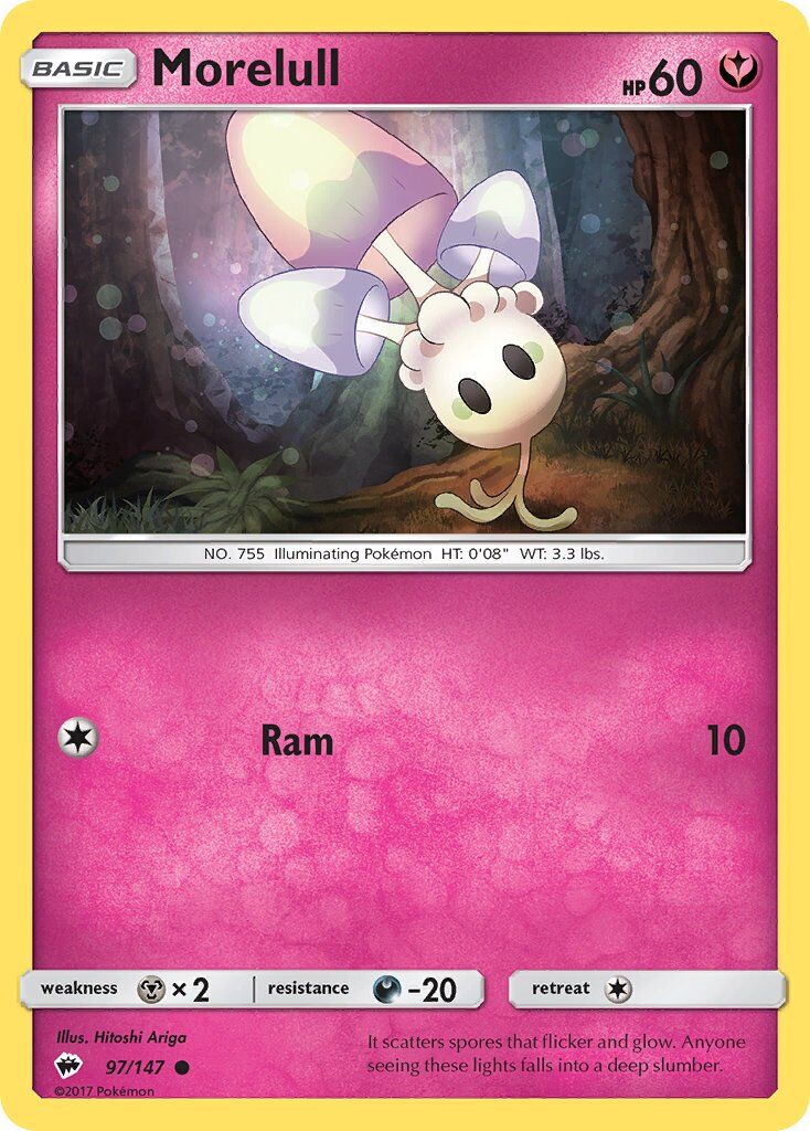 morelull-97-147-pokemon-tcg-lightly-played-en Morelull - 97/147 - Pokémon TCG - Lightly Played - EN