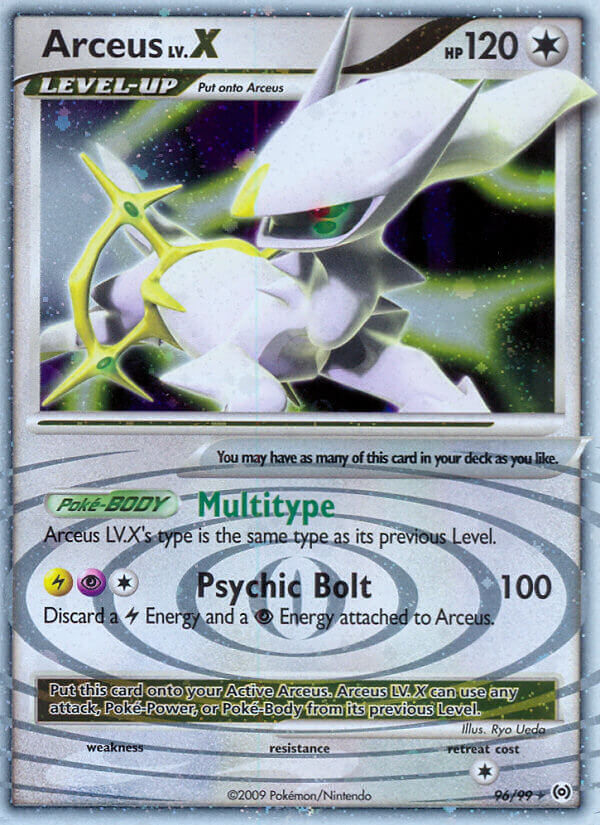 Arceus LV.X - 96/99 - EN