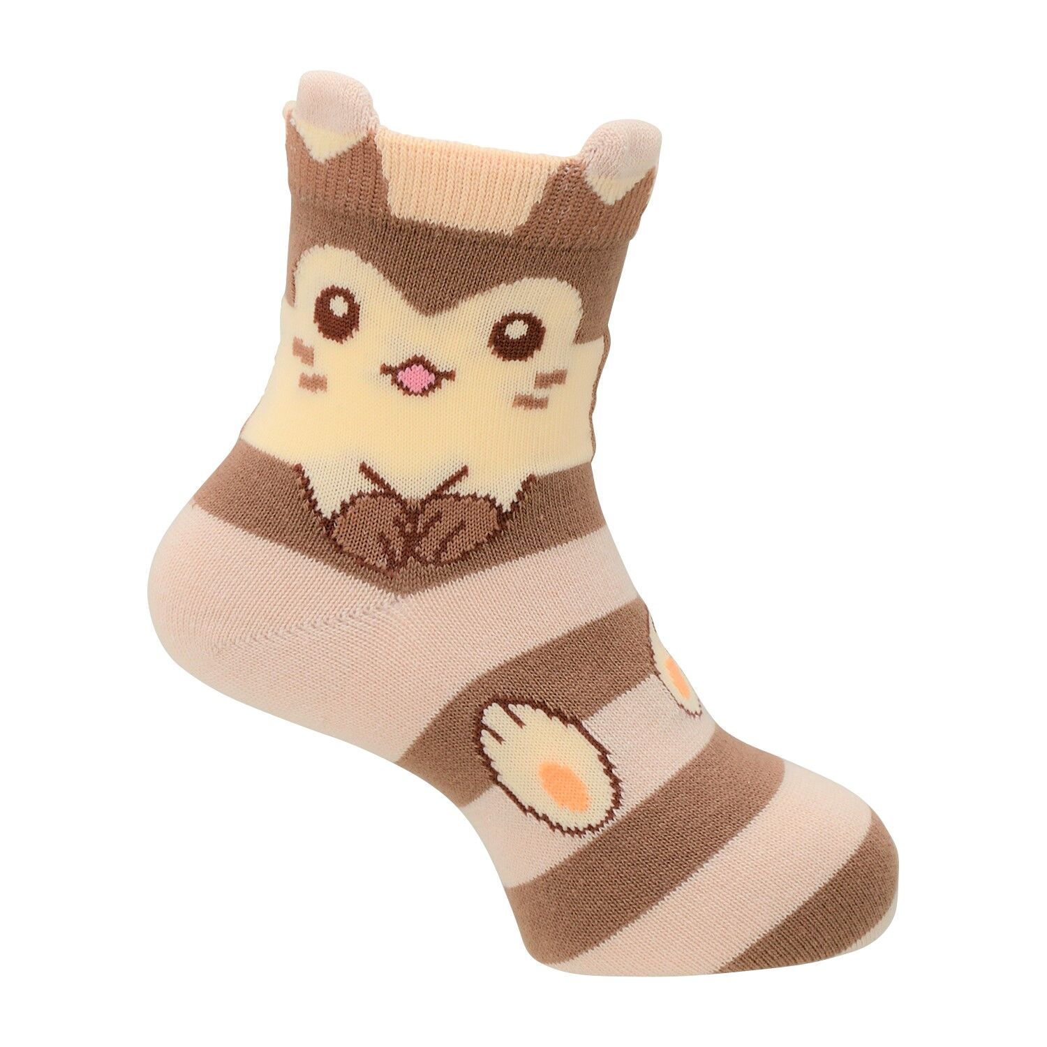 Pokemon Center Original Middle Socks with Ears Furret (23-25cm)