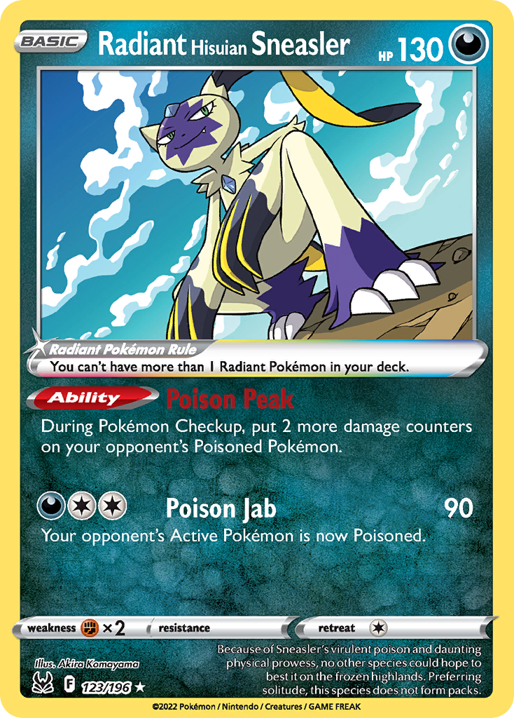 Radiant Hisuian Sneasler - 123/217 - EN