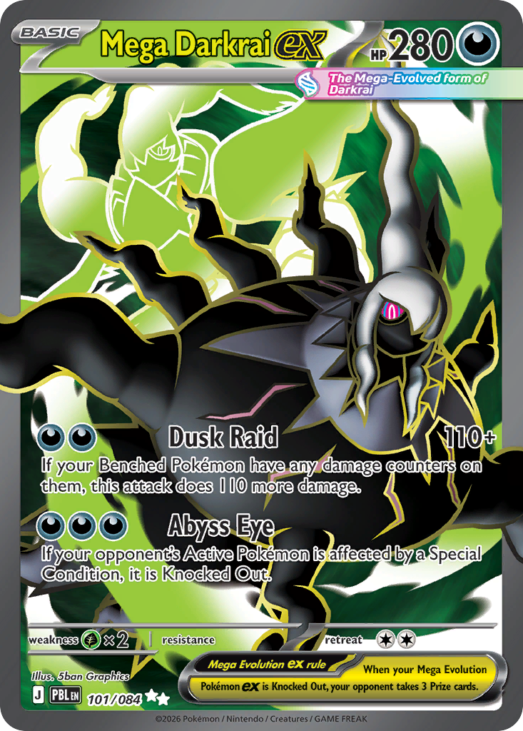 Mega Darkrai ex - 101/084 - EN