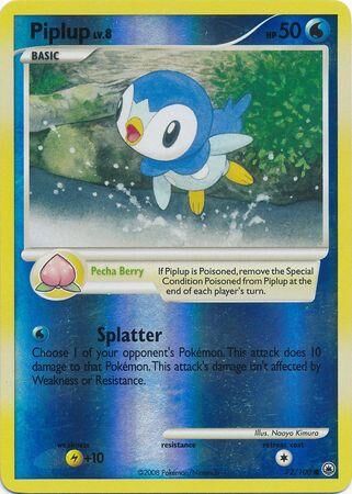 Piplup - 72/100 - Reverse Holo - EN