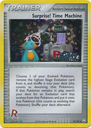 Surprise! Time Machine - 91/109 - Reverse Holo - EN