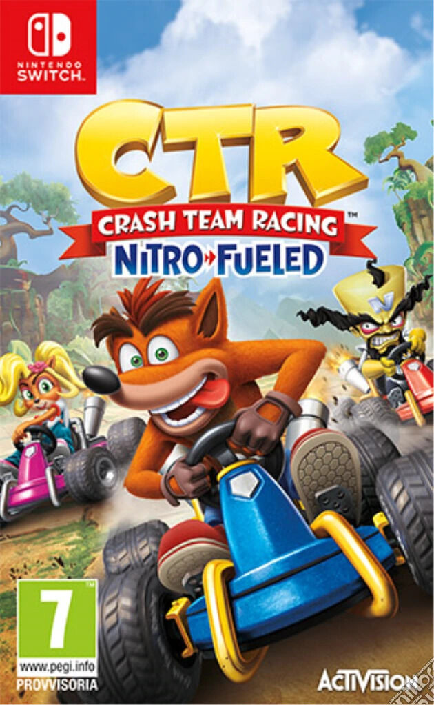 CTR Crash Team Racing: Nitro-Fueled - NEW Sealed - Nintendo Switch - IT CTR Crash Team Racing: Nitro-Fueled - NEW Sealed - Nintendo Switch - IT