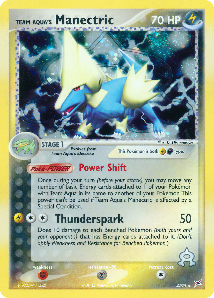 Team Aqua’s Manectric - 4/95 - EN Team Aqua’s Manectric - 4/95 - EN