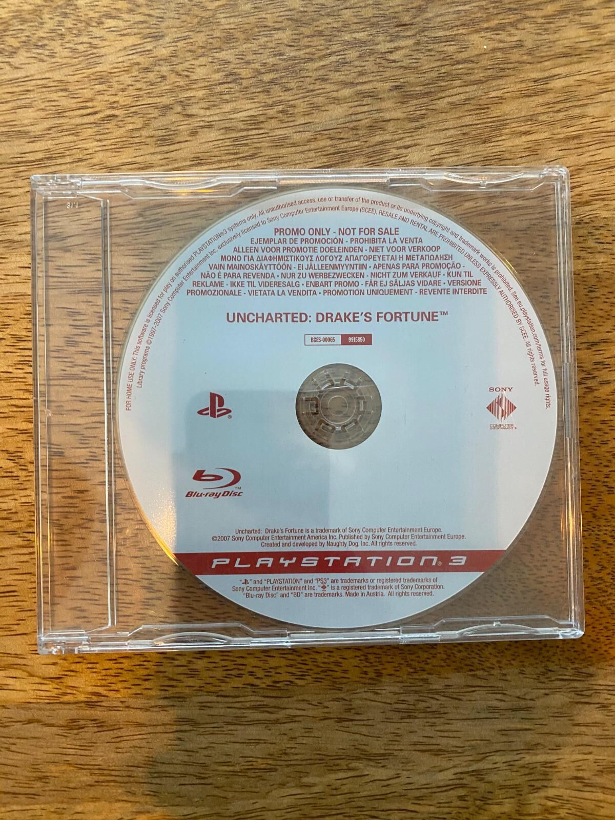 Uncharted: Drake's Fortune [Promo Not for Sale] - OVP - PS3 - DE