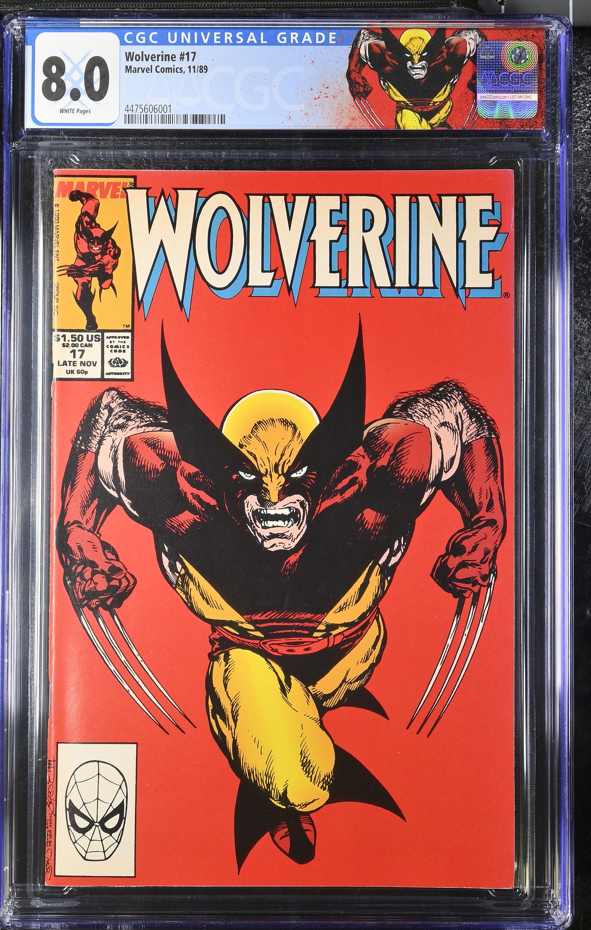 Wolverine #17 CGC 8.0 Wolverine #17 CGC 8.0