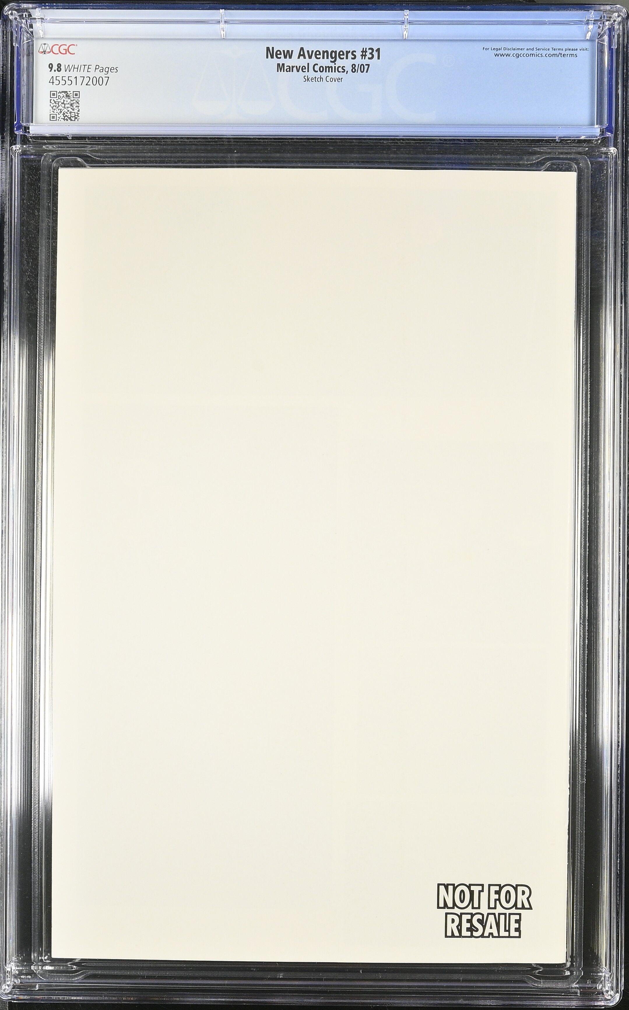 New Avengers #31 CGC 9.8 Top Pop!