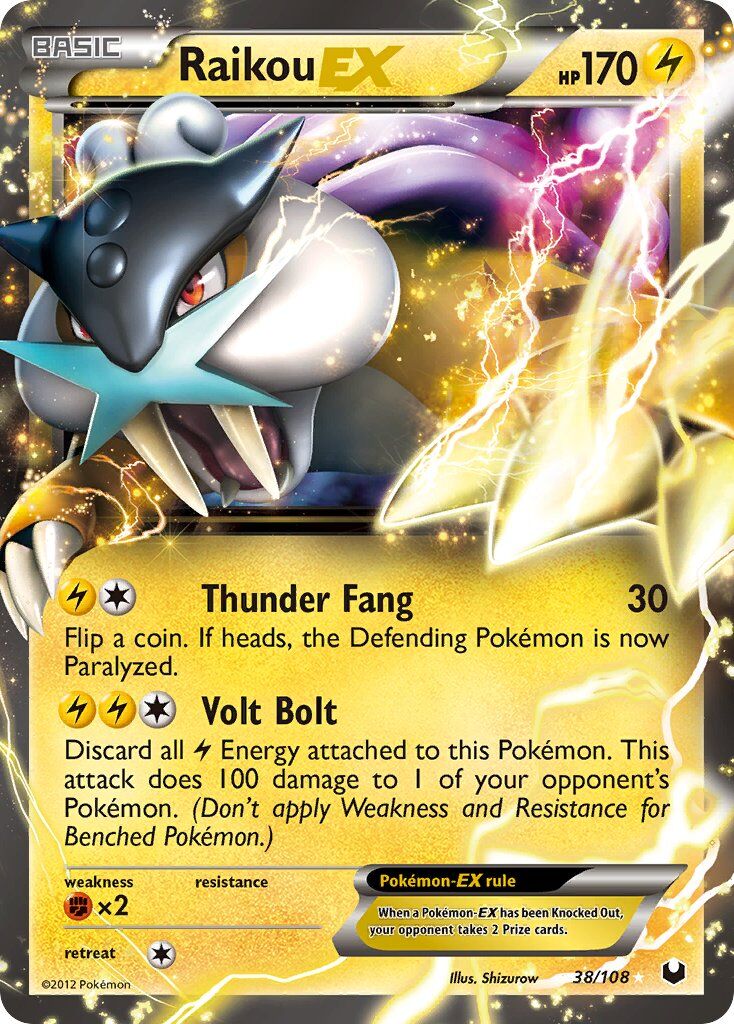 Raikou-EX - 38/108 - EN