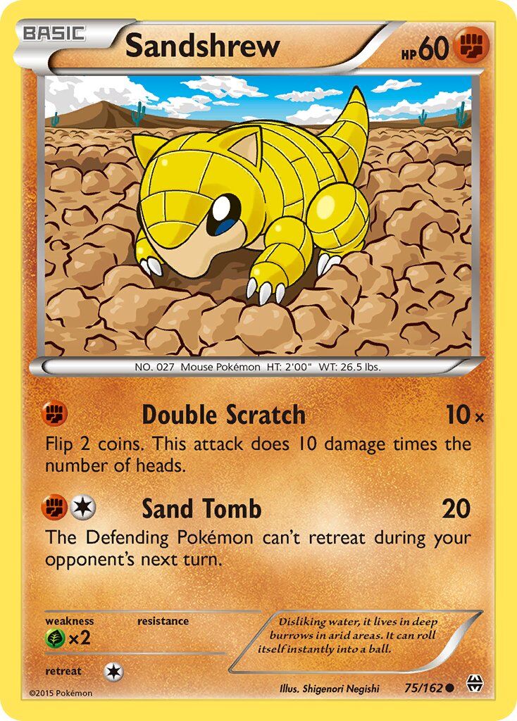 Sandshrew - 75/162 - EN Sandshrew - 75/162 - EN