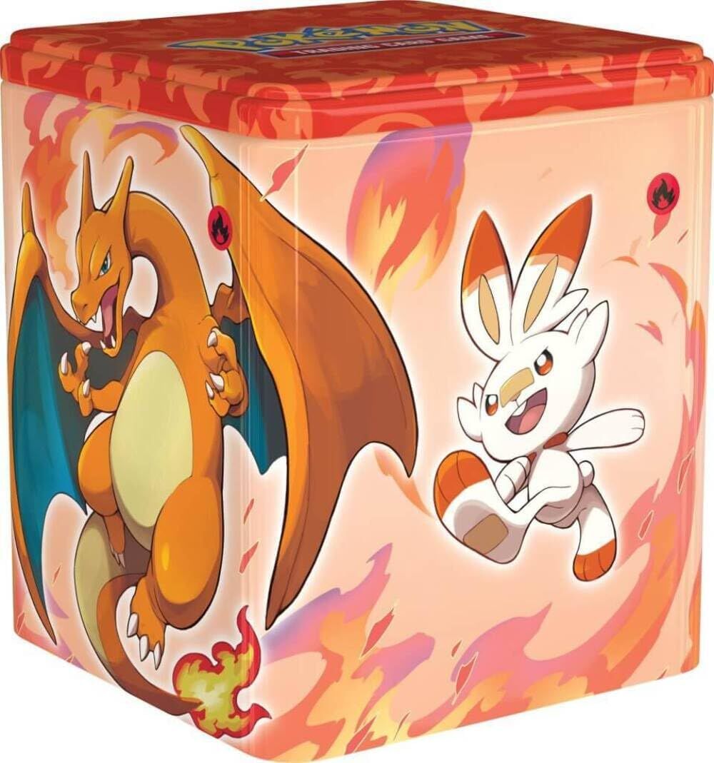 Pokémon Scorching Fire Type - Stackable Tin - EN Pokémon Scorching Fire Type - Stackable Tin - EN