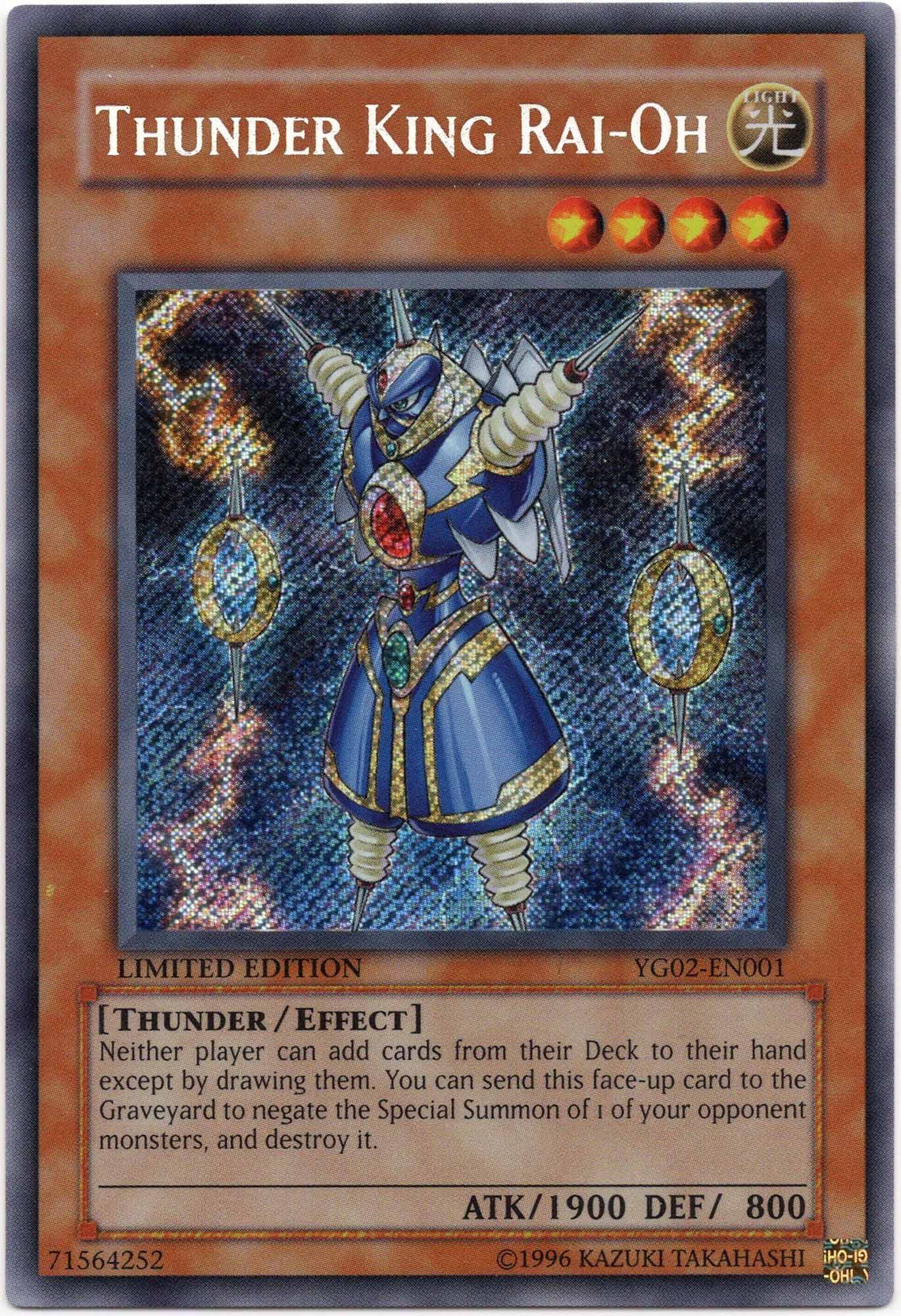 thunder-king-rai-oh-yg02-en001-secret-rare-limited-edition-moderately-played Thunder King Rai-Oh - YG02-EN001 - Secret Rare - Limited Edition (Moderately Played)