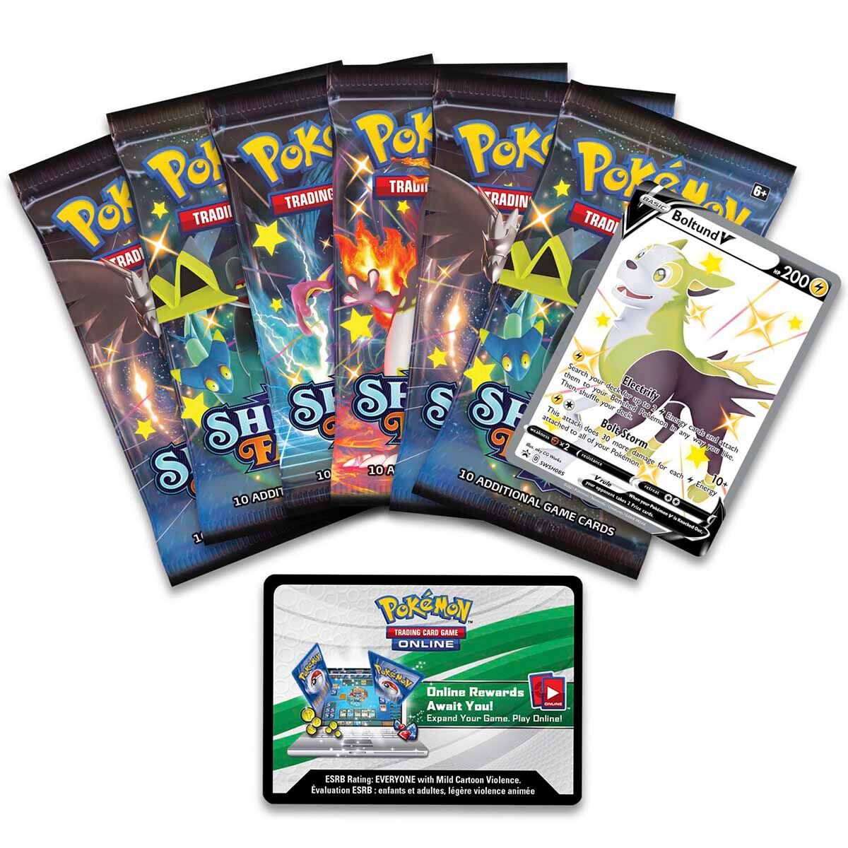 Pokémon Shining Fates Boltund-V Tin Box - EN
