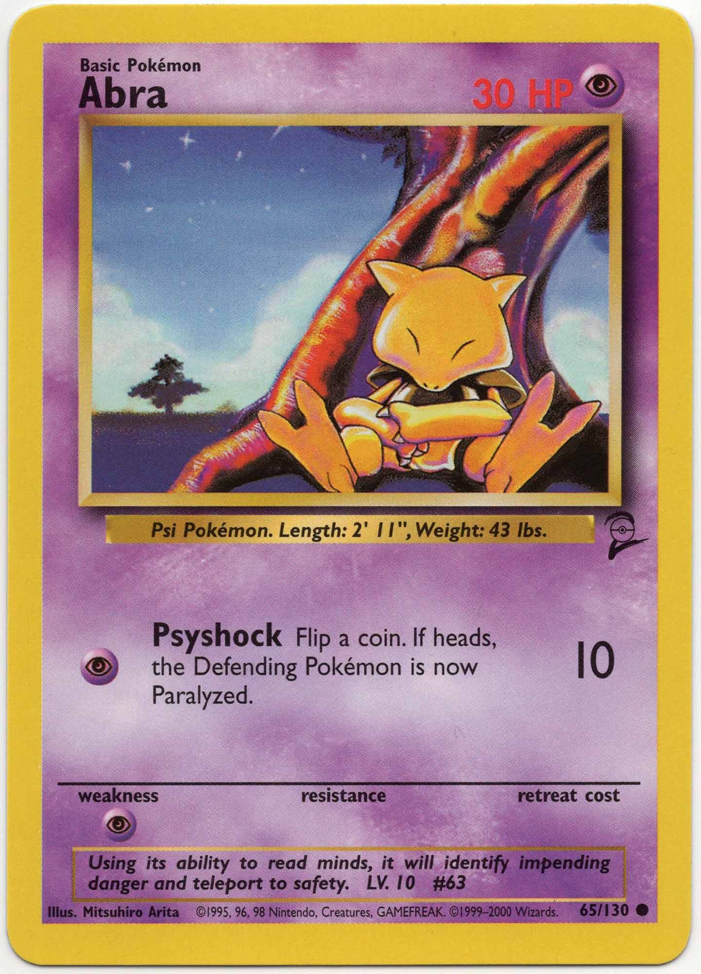 abra-65-130-pok-mon-tcg Abra - 65/130 - Pokémon TCG