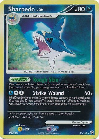 Sharpedo - 37/132 - Reverse Holo - EN