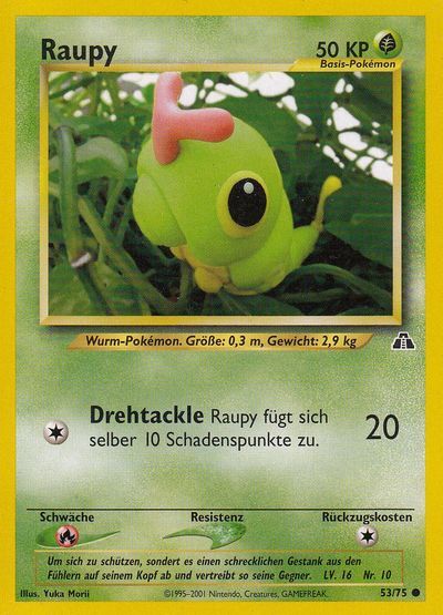 Raupy 053/075 - Pokémon TCG